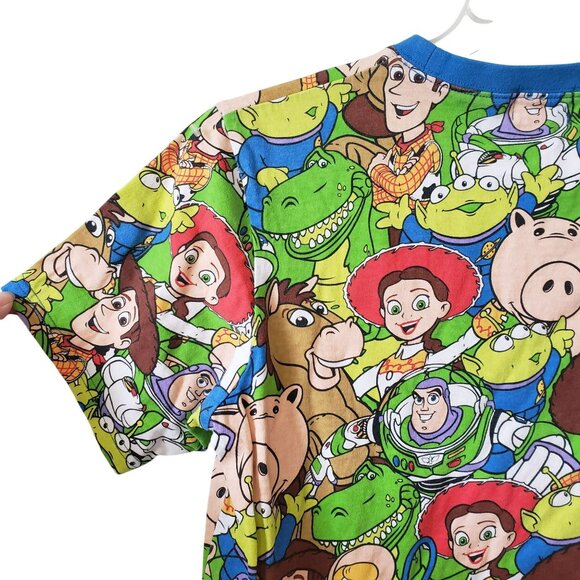Disney Tokyo Resort Toy Story Buzz Lightyear Woody Graphic T Shirt Japan - Picture 9 of 11